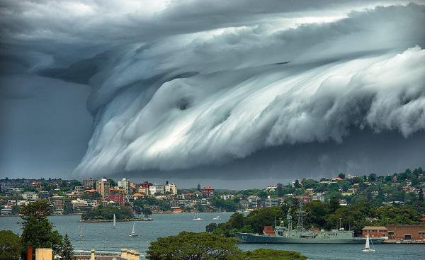 Vague de nuages bONDI bEACH Sydney