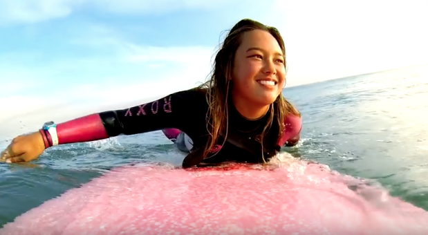 Megan Roh surf