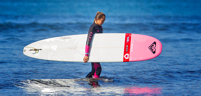 Megan Roh surf