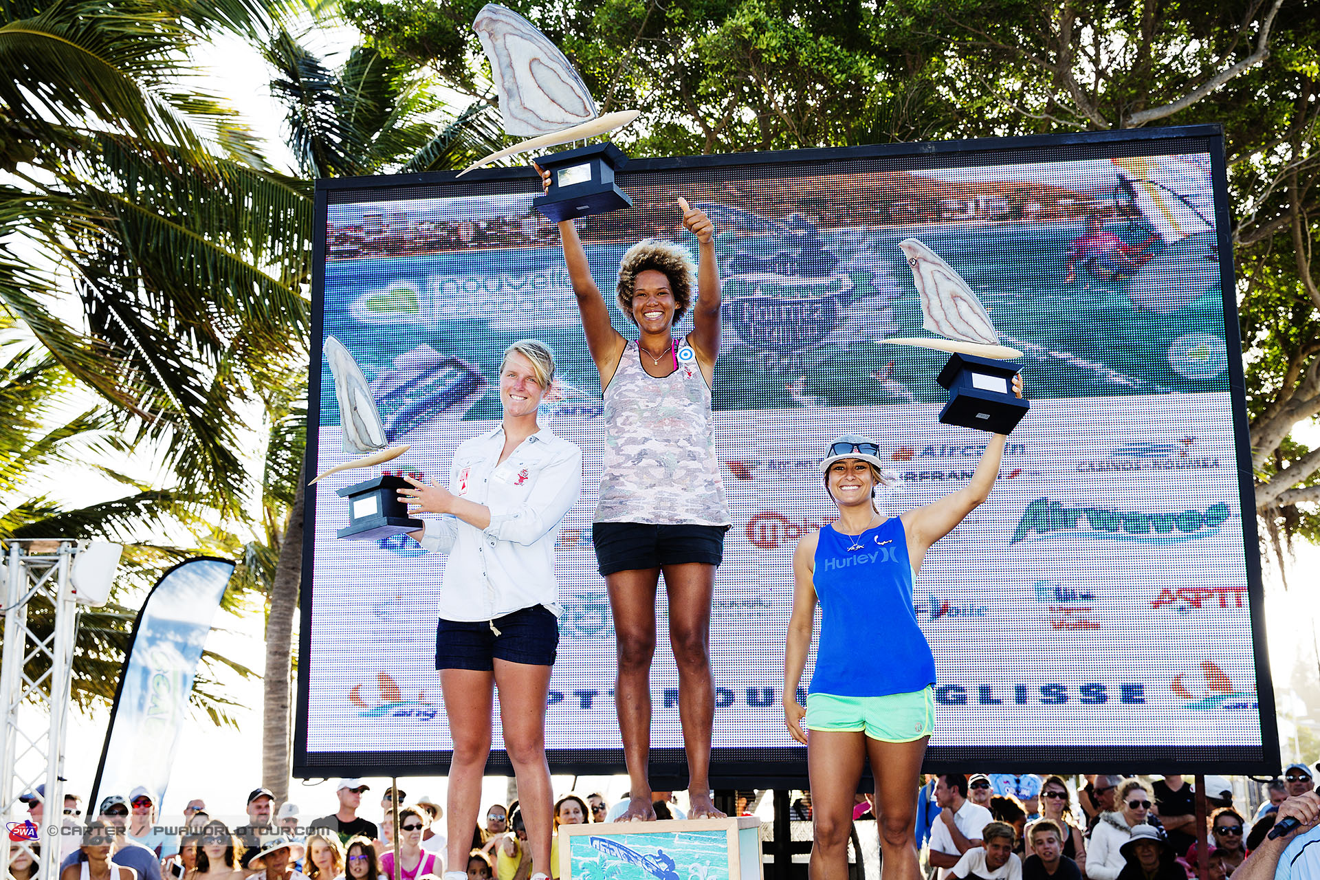 Podium PWA windsurf femmes 