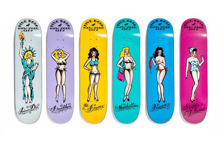 skate pinup board