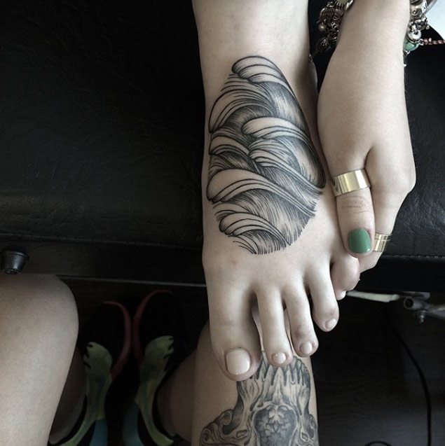 tattoo wave