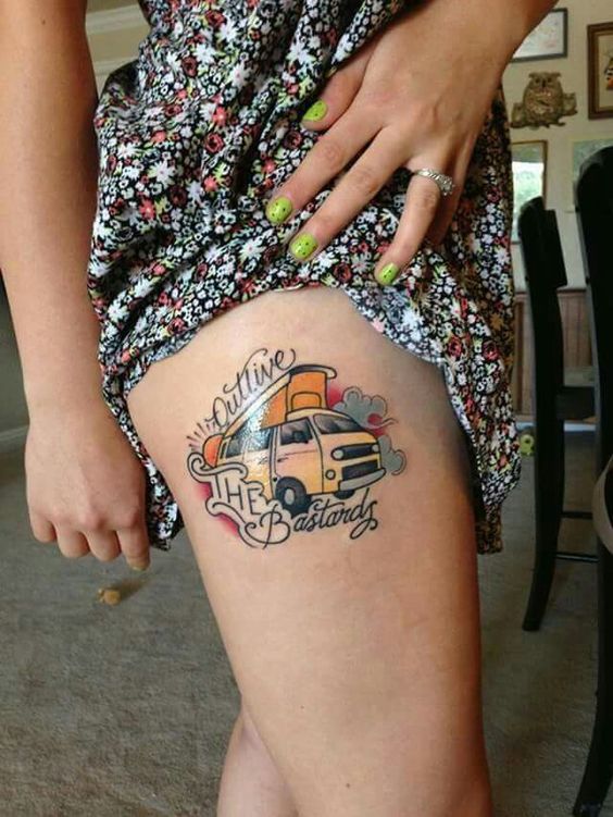 tattoo combi van