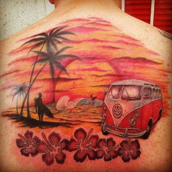 tattoo combi van