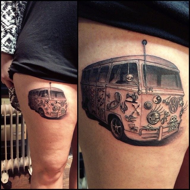 tattoo combi van