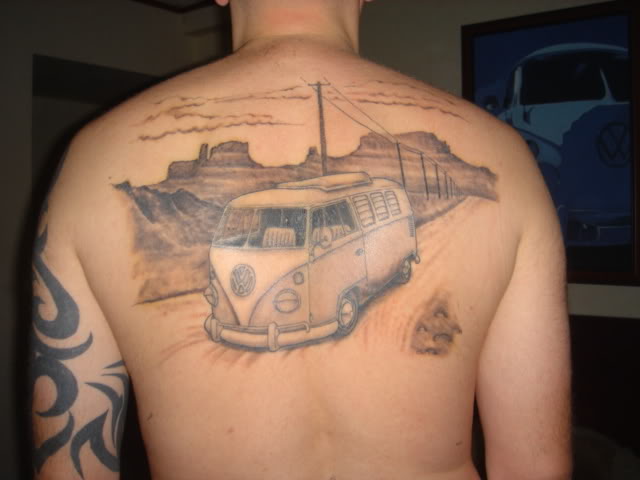 tattoo combi van