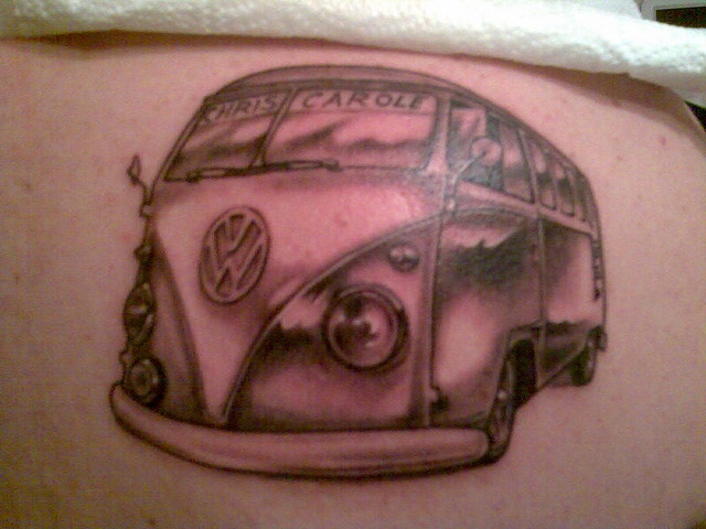 tattoo combi van