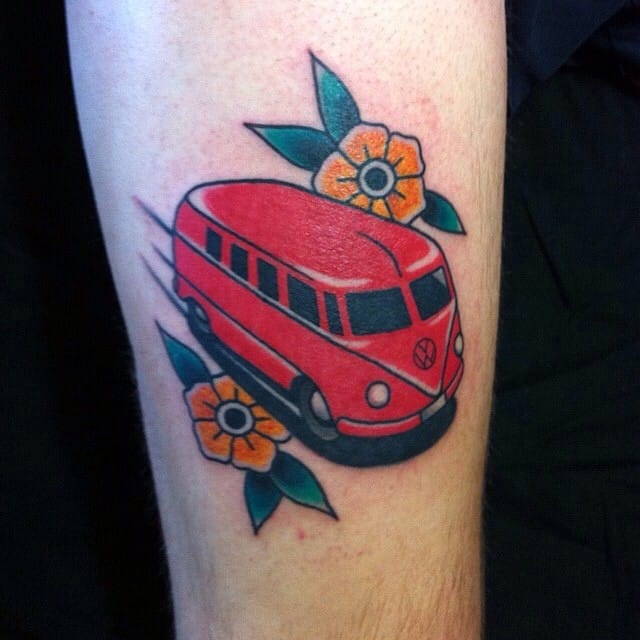 tattoo combi van