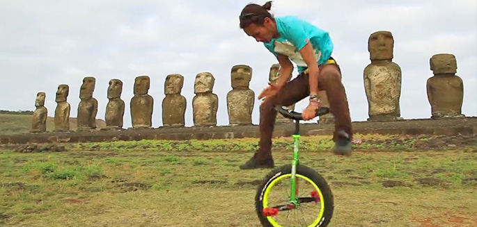 Chao monocycle flat tour du monde