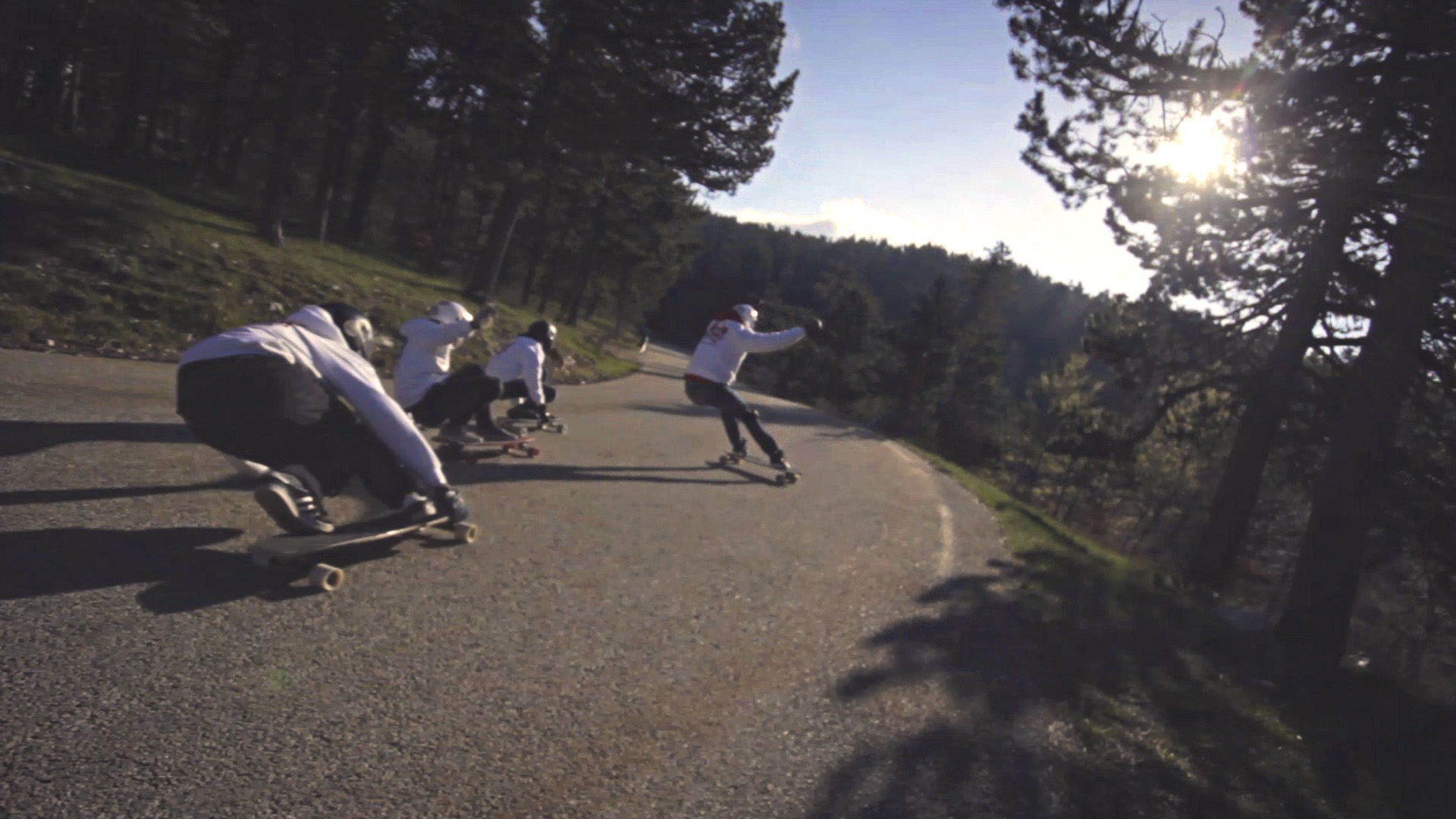 longboard downhill