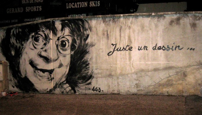 street art je suis charlie