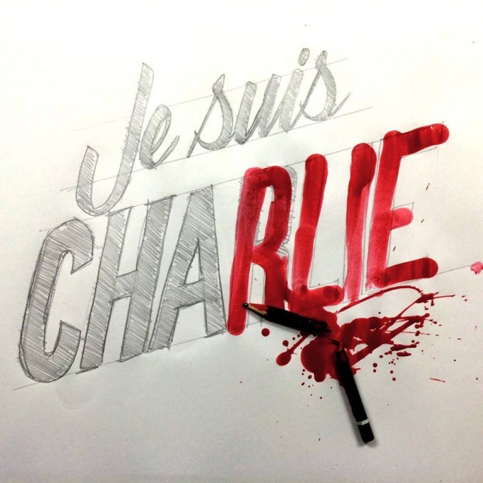 street art je suis charlie