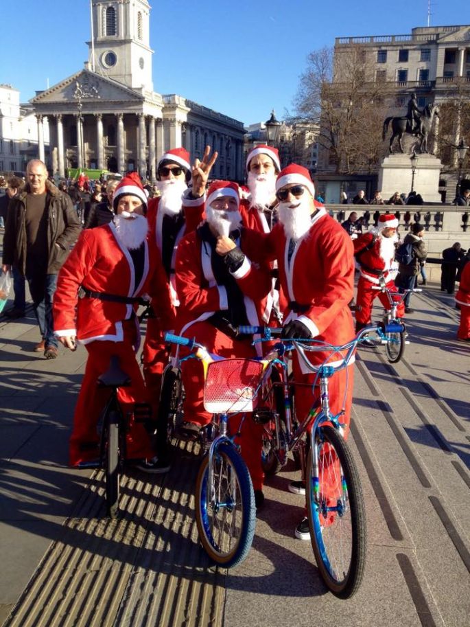 Santa cruise santa clause bmx 