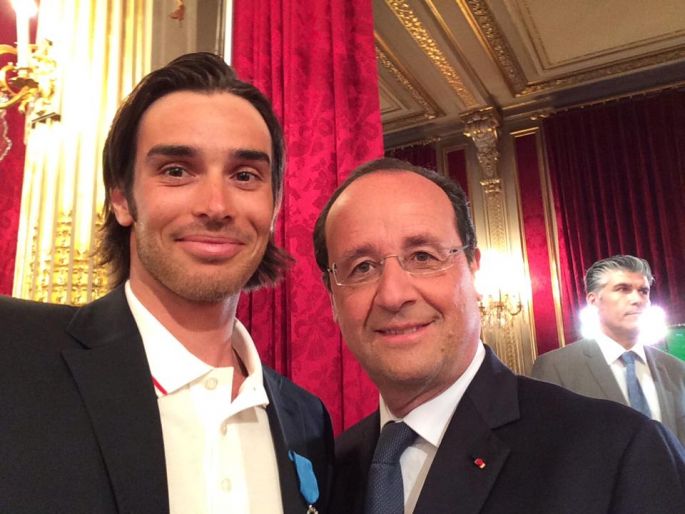 Selfie avec Hollande