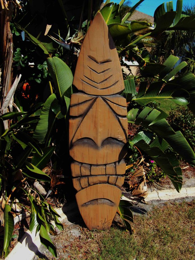 surf sculpture recyclage