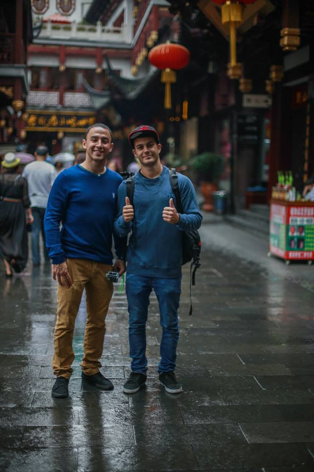 Catch us if you can : Arthur & JC à Shanghai