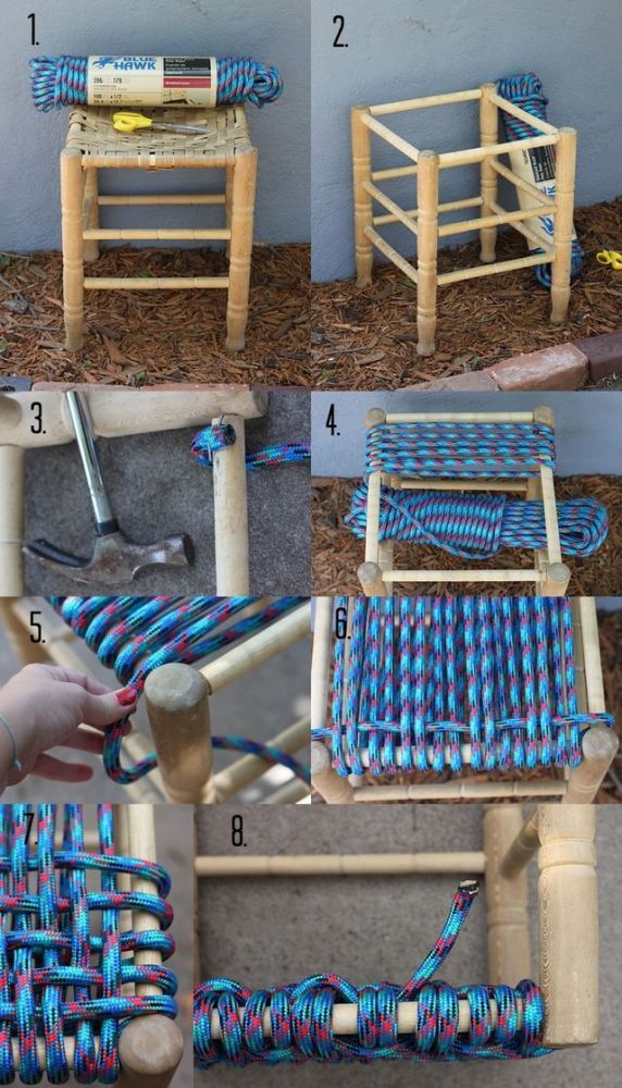 tabouret recyclage