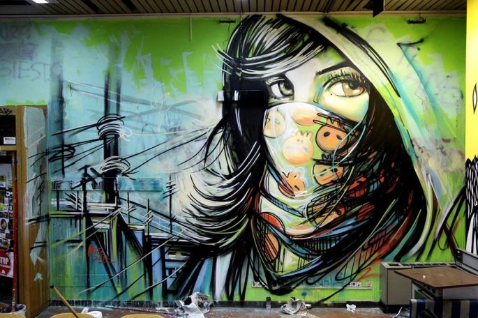 BOSA, STREET ART, ALICE, 