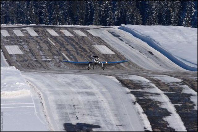 L'aéroport de Courchevel 