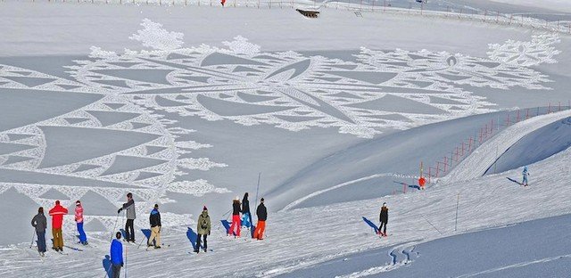 À LA DÉCOUVERTE DU SNOW ART AVEC SIMON BECK