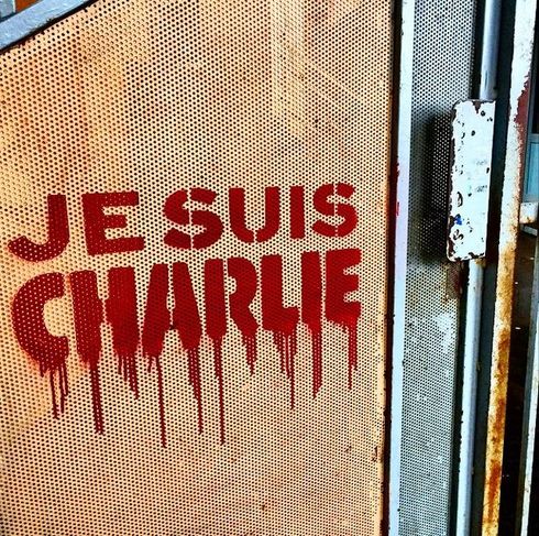 street art je suis charlie