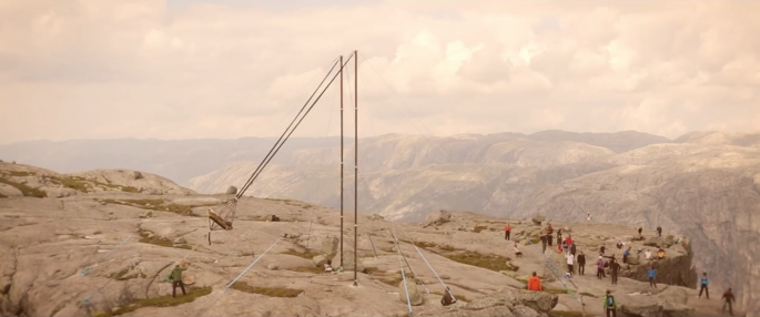 flying frenchies catapult base jump