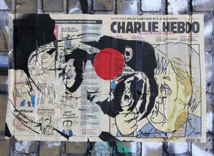 street art charlie hebdo