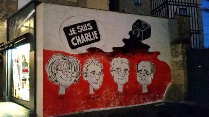 street art je suis charlie