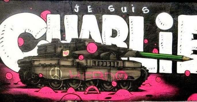 street art je suis charlie