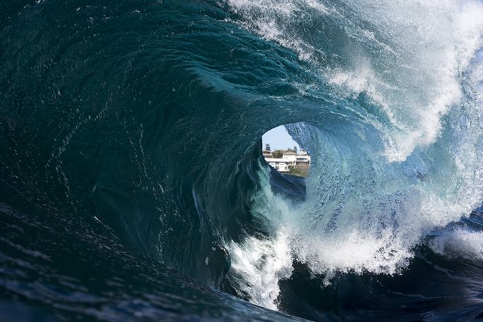 ray collins, photographe, vague