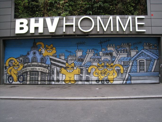 monsieur chat, BOSA, street art, 