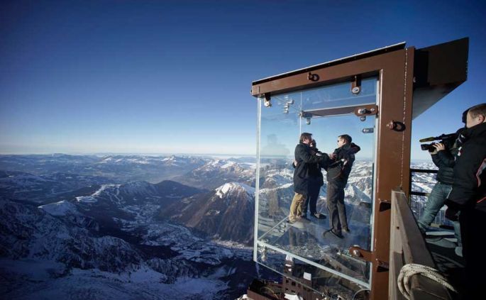 UN "PAS DANS LE VIDE" À CHAMONIX !