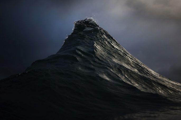 ray collins, photographe, vague