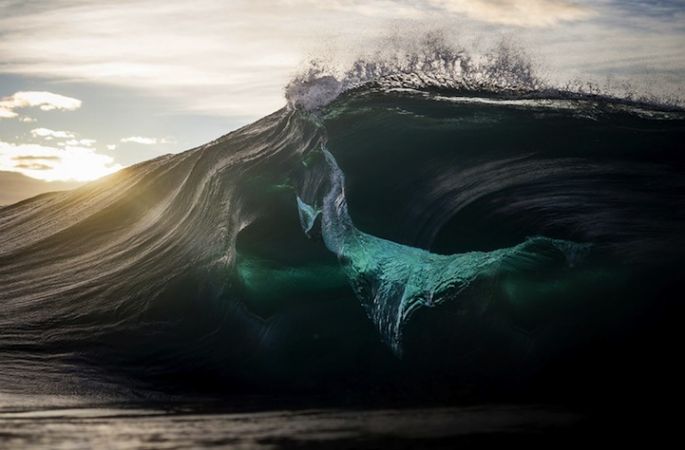 ray collins, photographe, vague