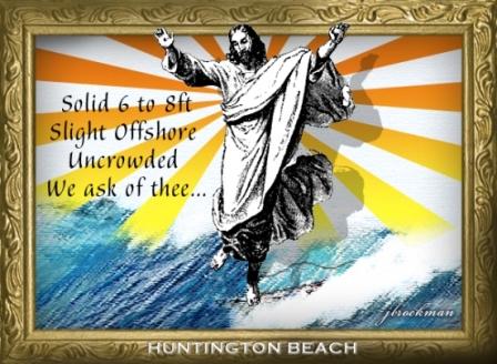 le surf et dieu