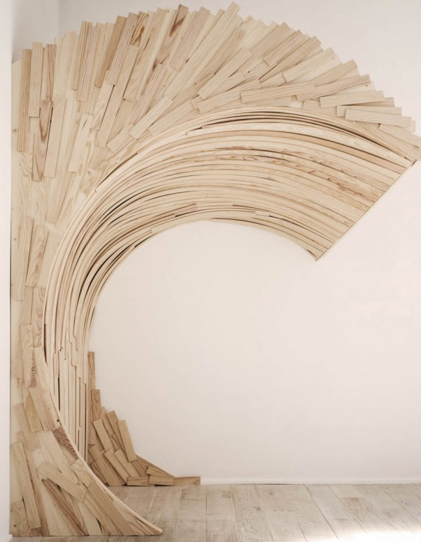 Teahupoo, vague, Atelier 37.2, bois, création, sculpture, 