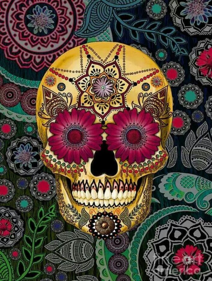 TOP 60 des plus belles têtes de mort mexicaines