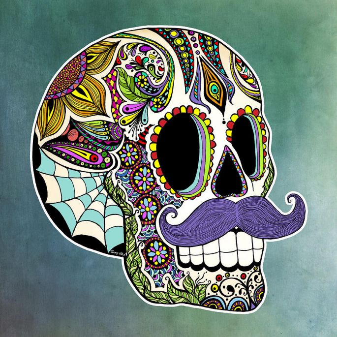 TOP 60 des plus belles têtes de mort mexicaines