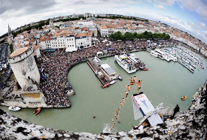 Cliff diving la rochelle