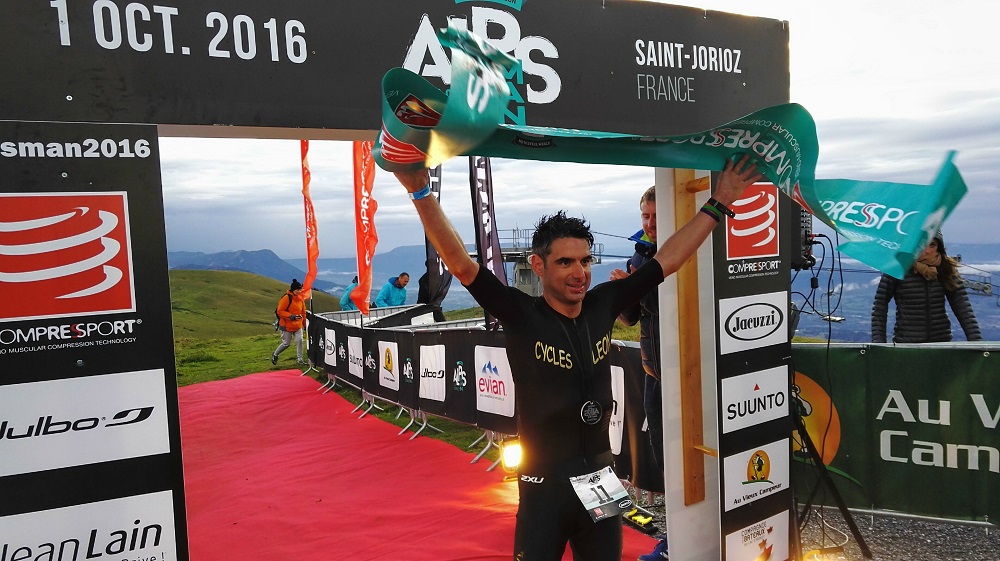 Cédric Jacquot AlpsMan 2016 Top Finisher