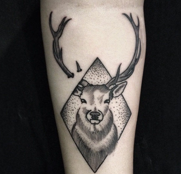 best-stag-tattoo