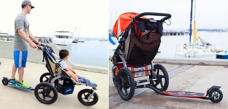 Trottinette pour sales poussette