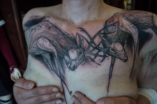 cerf-tatouage-par-sven-groenvald