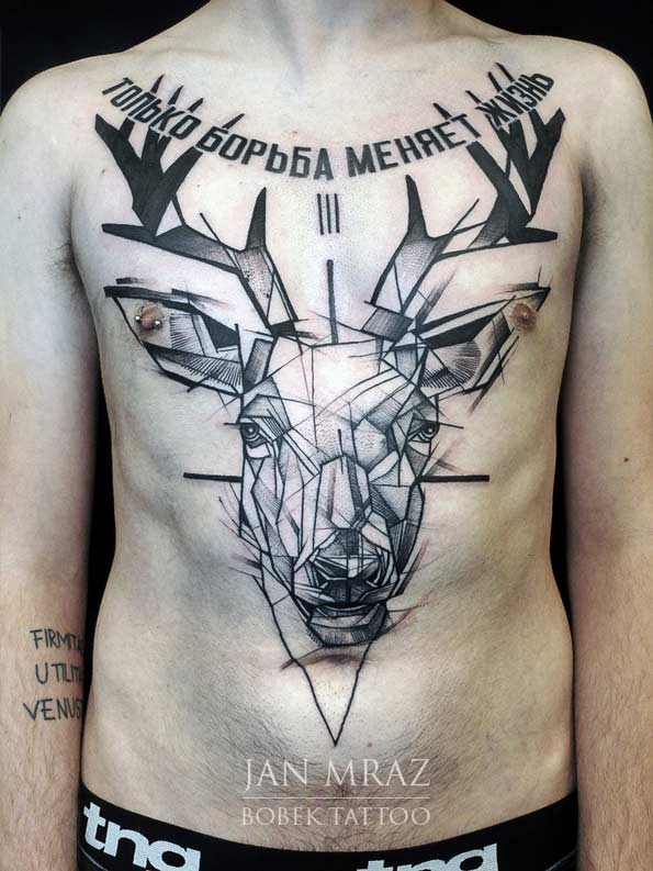 sketch-style-stag-tattoo-1