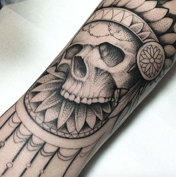 skull-tattoos-indien