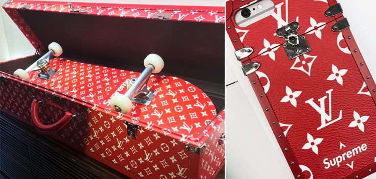 Can I borrow 50k? Louis Vuitton X Supreme Skateboard Carrier