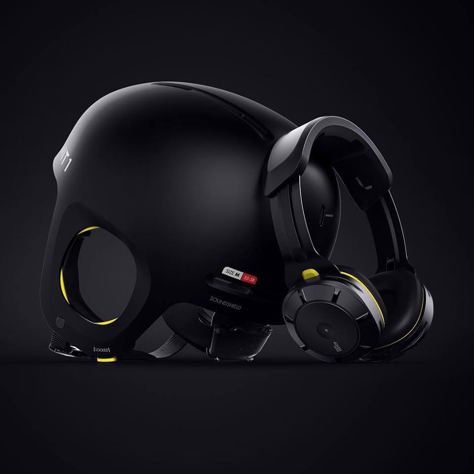 Ce casque audio se fixe dans un casque de ski