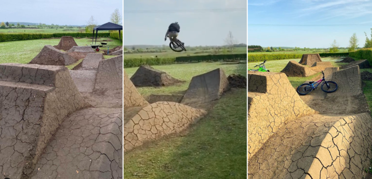 L incroyable terrain de slopestyle de Matt Jones cree dans son jardin