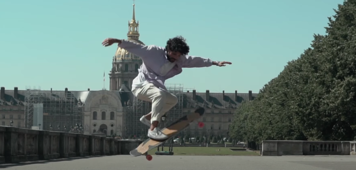 La dernière vidéo hypnotique de Lotfi Lamaali en longboard dancing