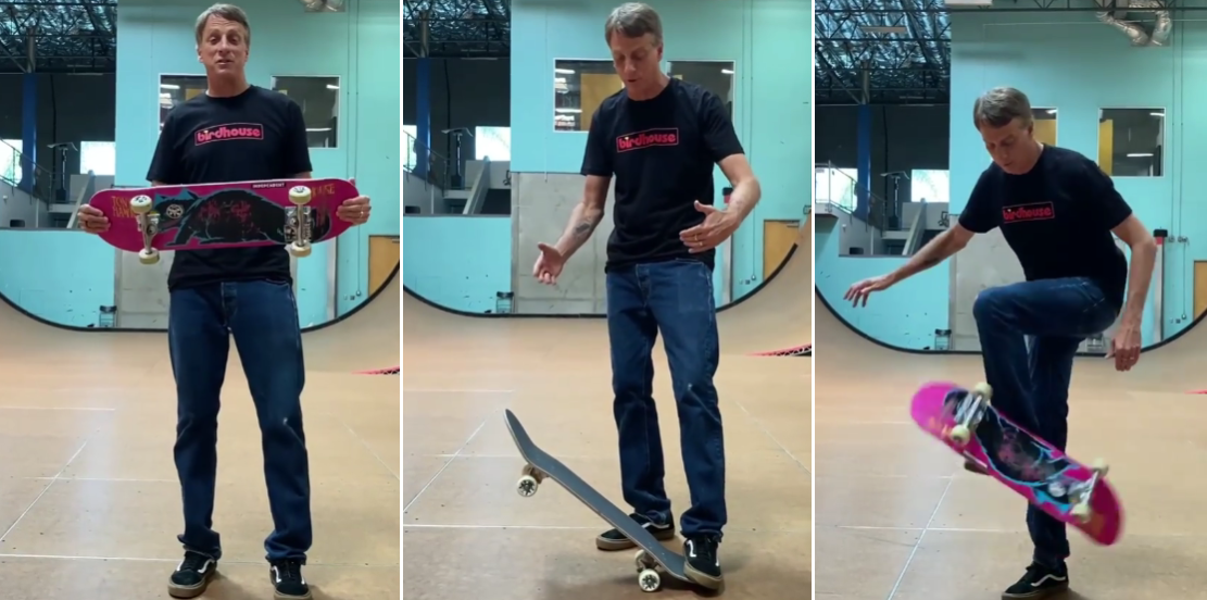 Tony Hawk explique comment réaliser un Ollie Impossible